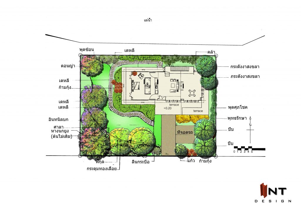 รูปคลาสเรียน landscape design-เรียนจัดสวน-เรียนภูมิสถาปัตย์-เรียนออกแบบภายนอก