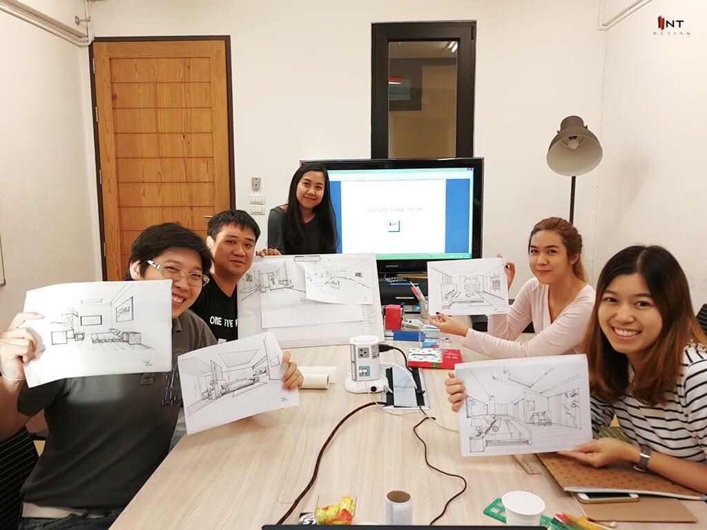 คลาสเรียนออกแบบตกแต่งภายใน-interior design course